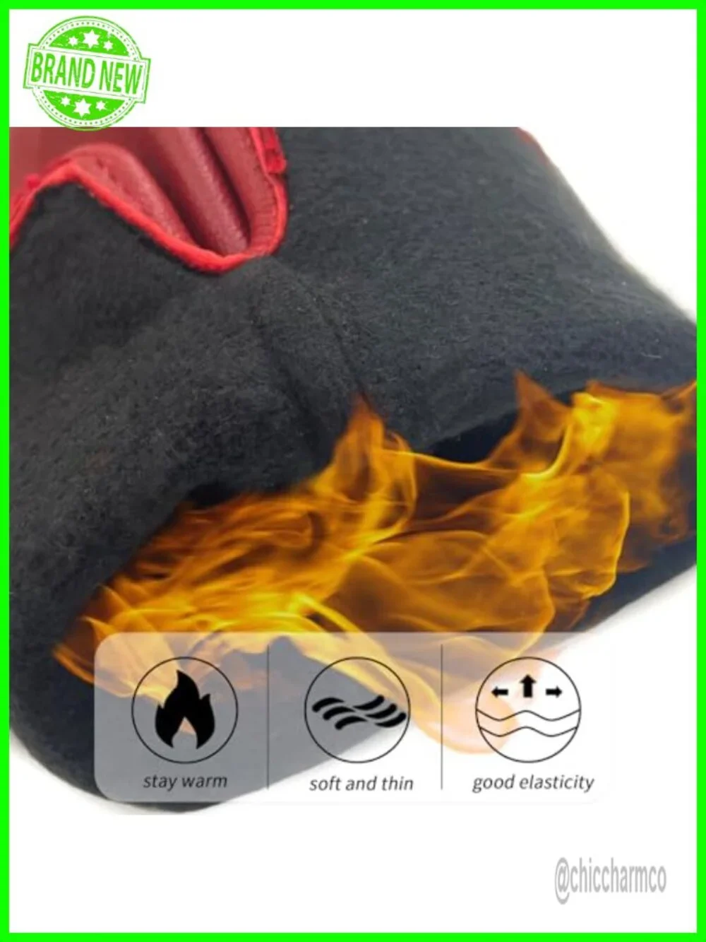 Genuine Lambskin Leather Touchscreen Winter Driving Gloves Cashmere Lined